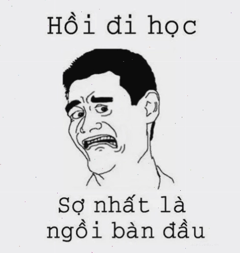 học sinh meme lo lắng