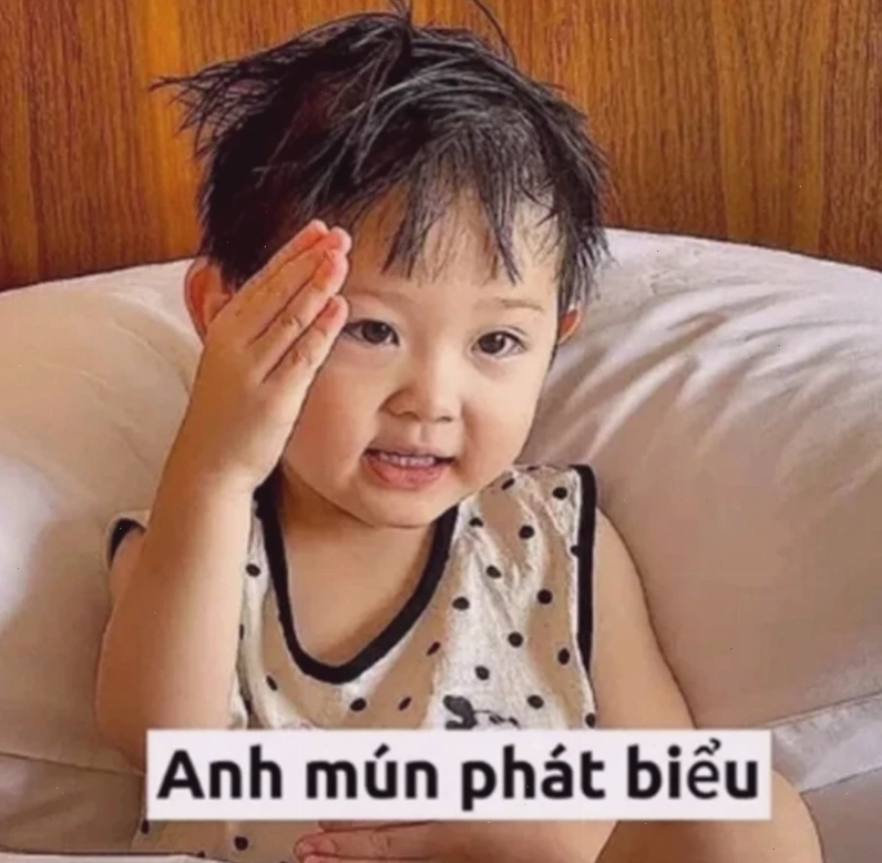 học sinh meme nghiêm túc