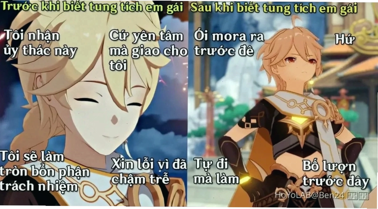 hư này meme đánh yêu