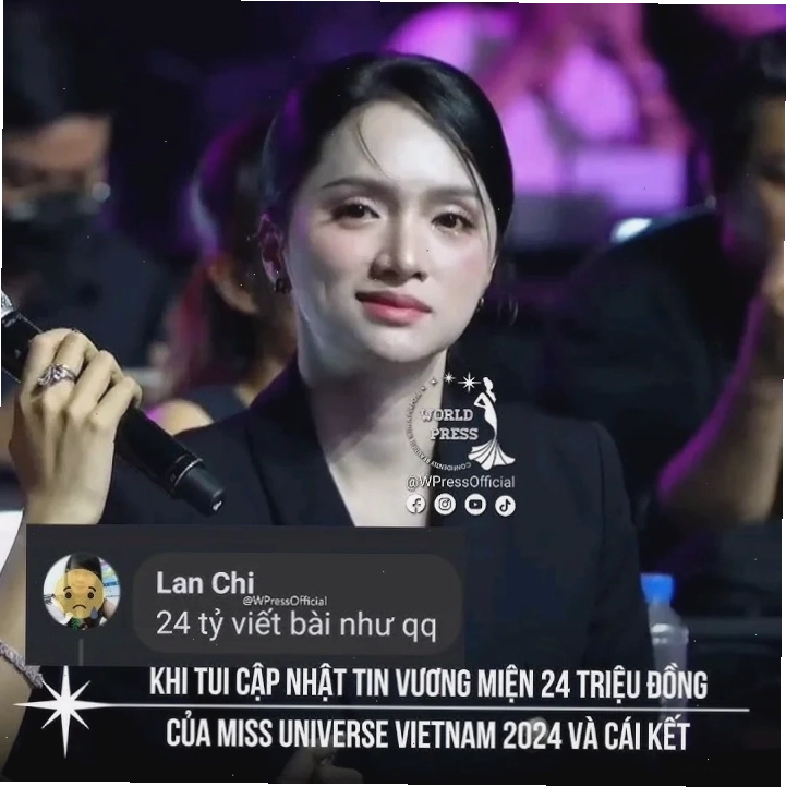 hương giang meme tại sự kiện