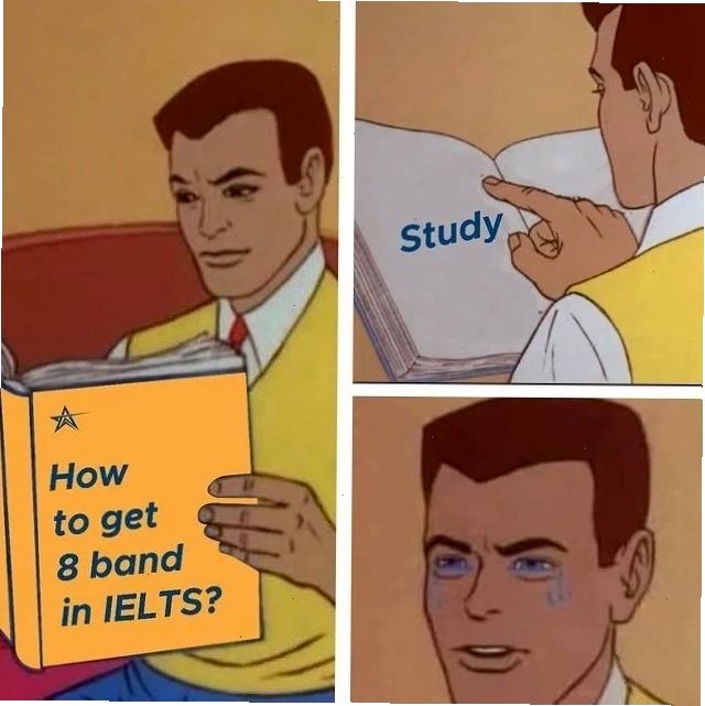 ielts meme khó đỡ