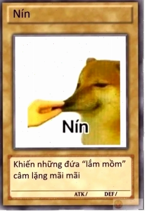 Lá bài meme chất