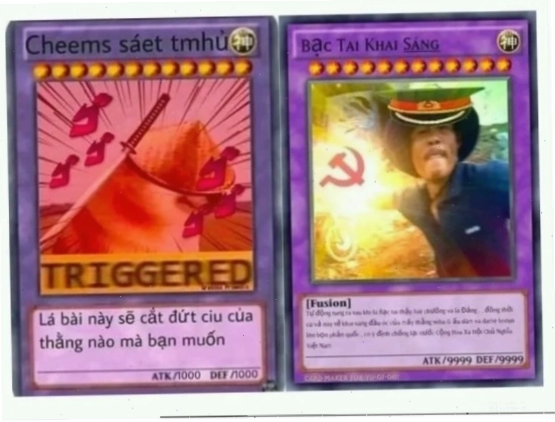 Lá bài meme phản dame