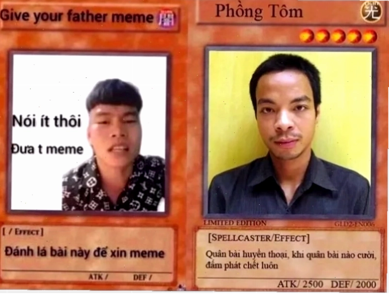 Lá bài meme tinh quái