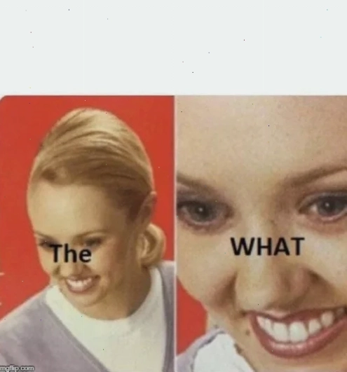 lady meme với biểu cảm confused