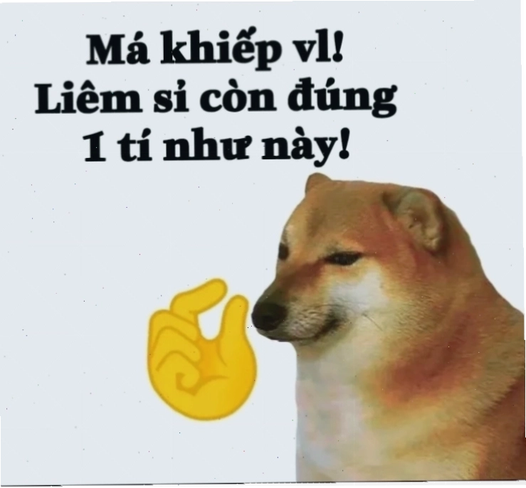 liêm sỉ meme