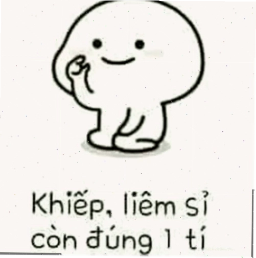 liêm sỉ meme cà khịa