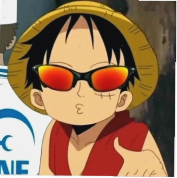 luffy meme mặt bất lực