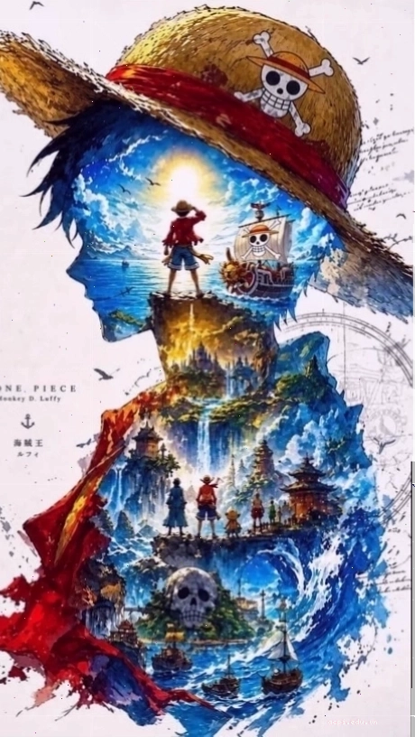 luffy meme nắng chiều