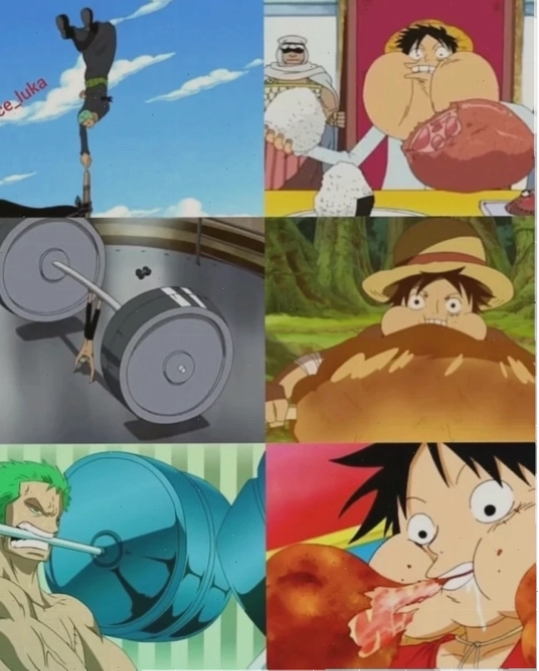luffy meme vẫy tay
