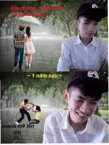 mạnh mẽ lên meme hạnh phúc