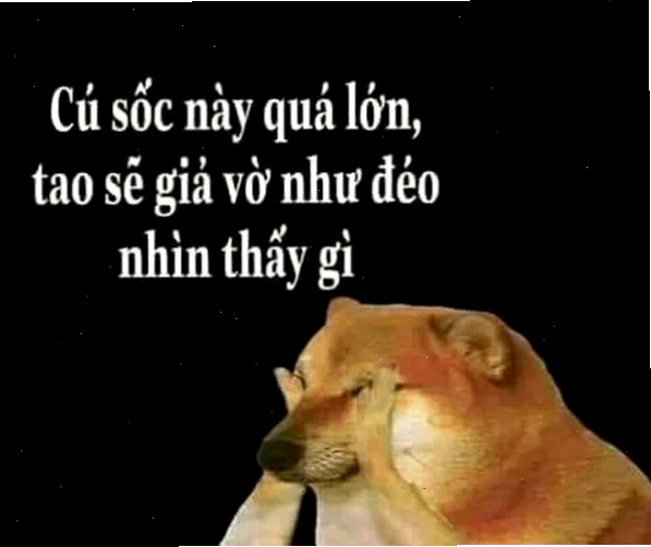 mắt to meme cười