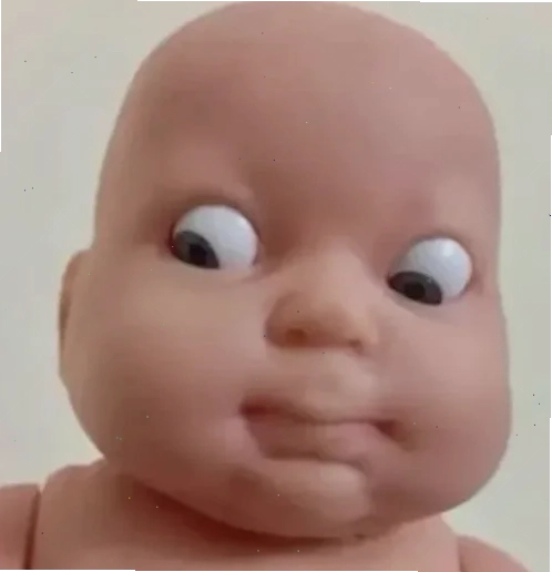 mắt to meme người thật