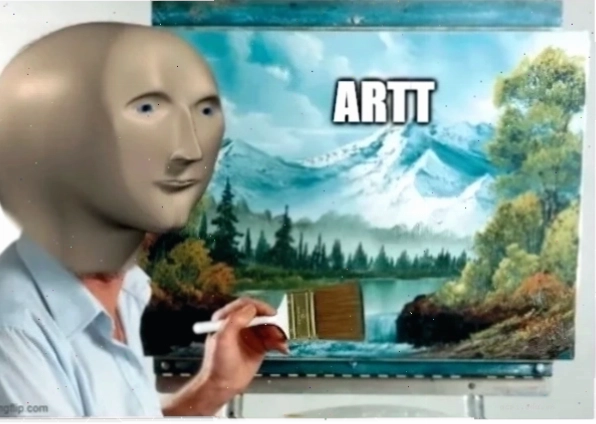 meme art với hình ảnh hài hước