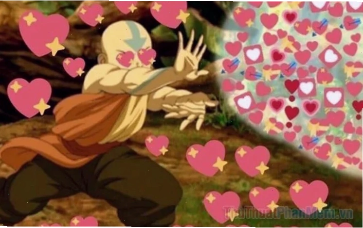 meme bắn tim