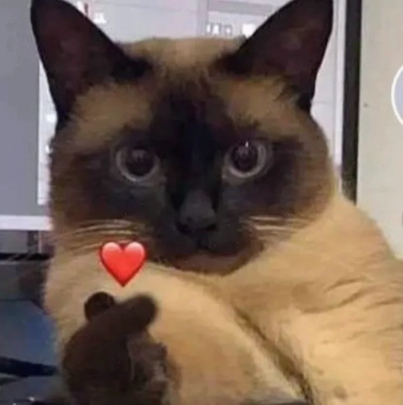 meme bắn tim