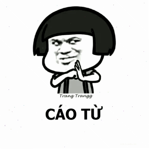 meme cáo từ hiệp khách chắp tay