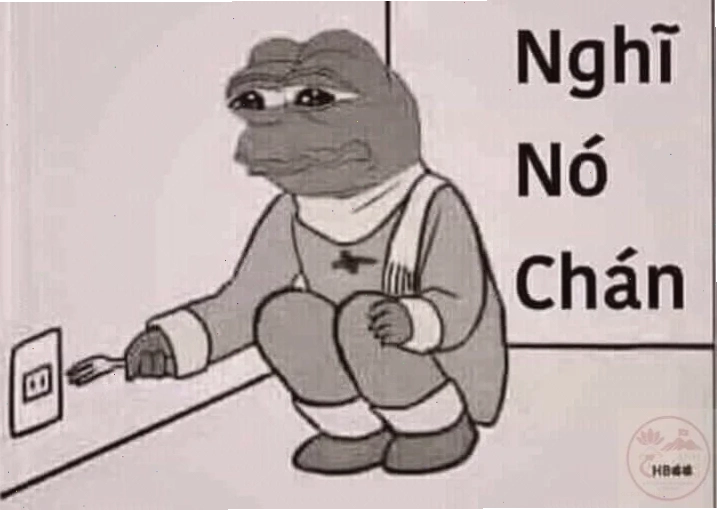 meme chán đời mắt nhìn xa xăm