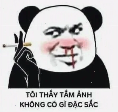 meme chảy máu cam đẹp xỉu
