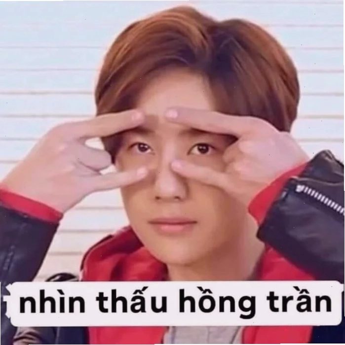 meme che mắt hoảng sợ