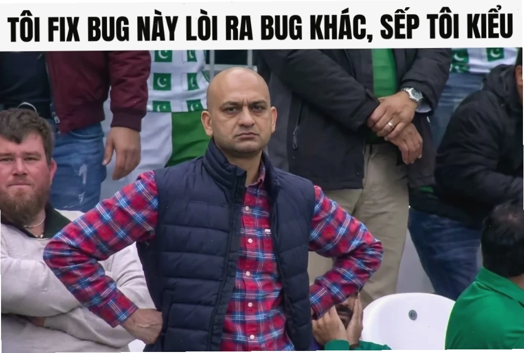 meme chó lo lắng
