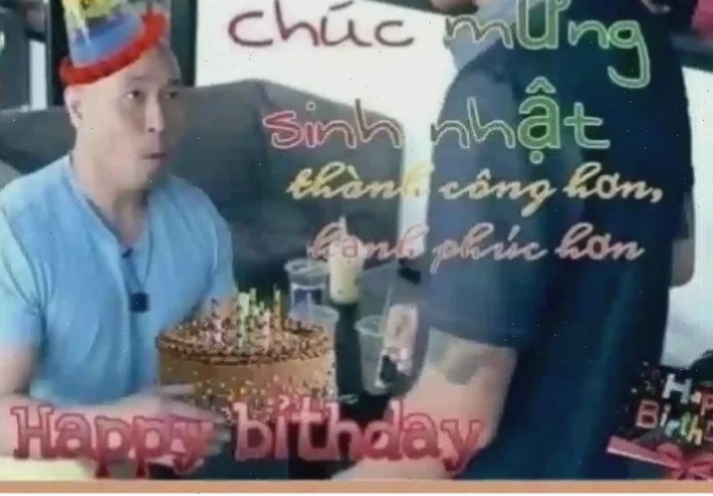meme chúc mừng sinh nhật sến