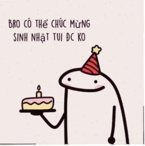 meme chúc mừng sinh nhật trend