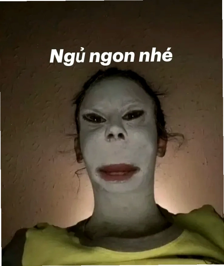 meme chúc ngủ ngon nha bây bê