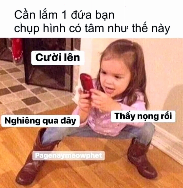 meme chụp ảnh
