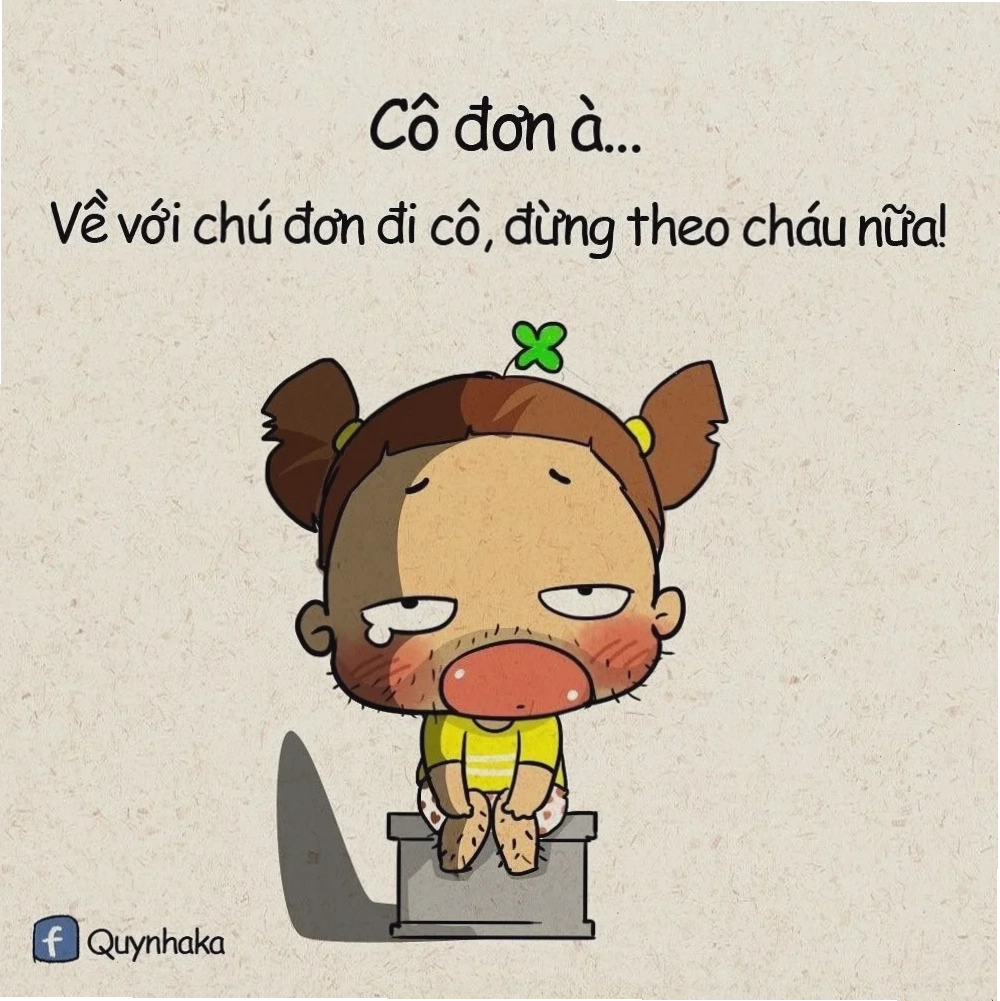 meme cô đơn thẫn thờ