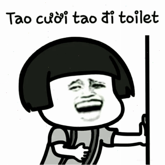 meme cười ỉa với biểu cảm ngớ ngẩn