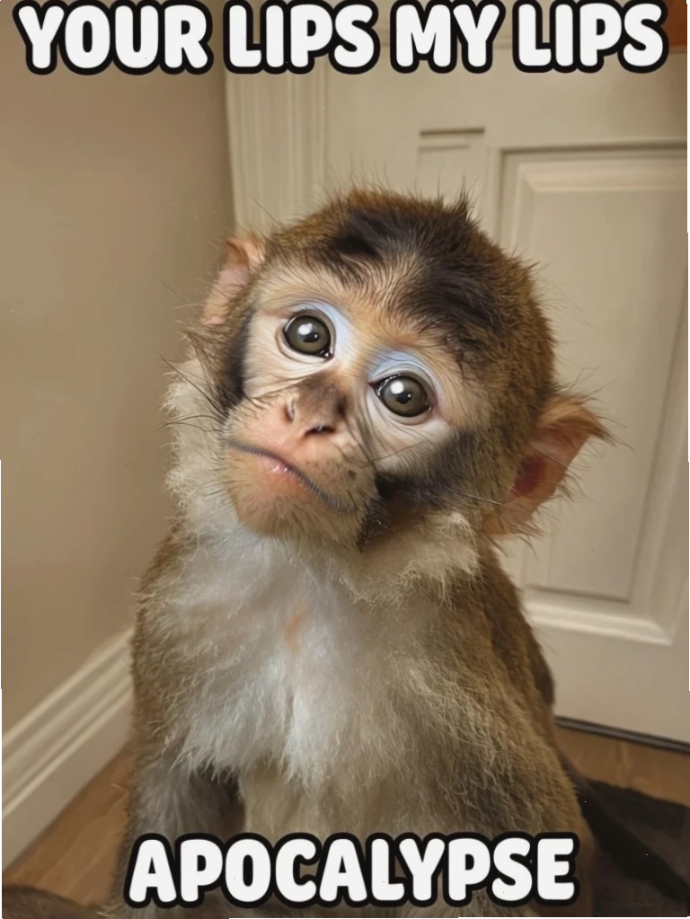 meme cute face tinh nghịch
