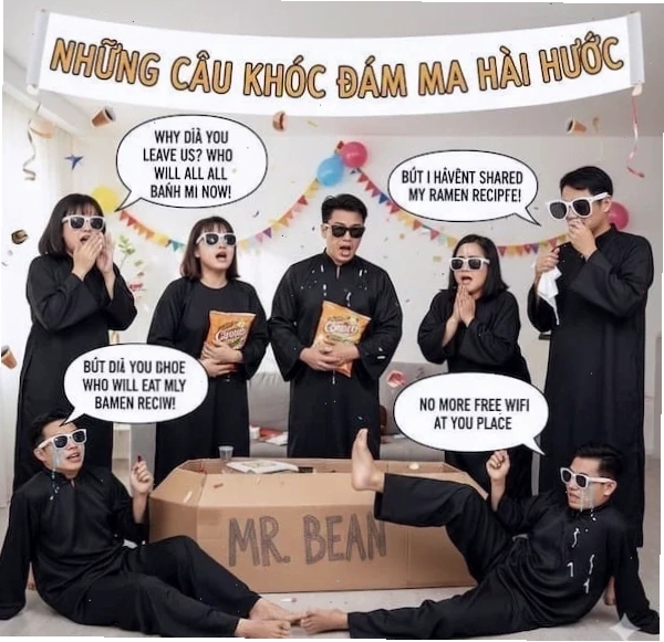 meme đám ma thất vọng