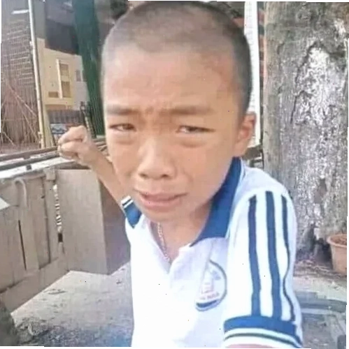 meme đau khổ cố cười