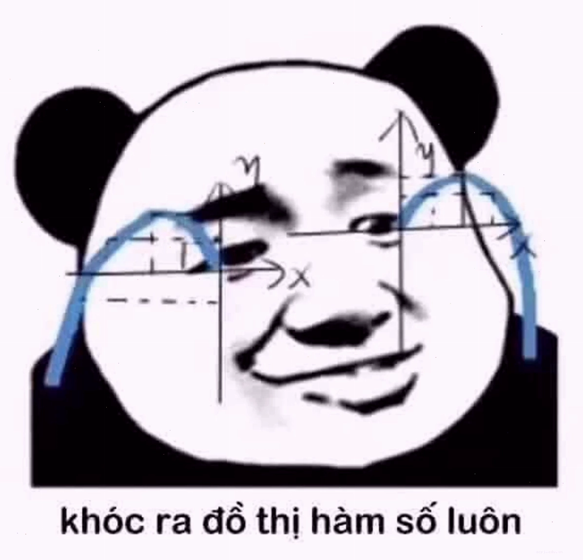 meme đau khổ cười trong nước mắt