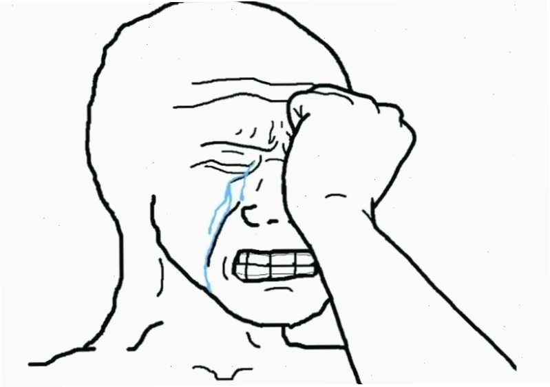 meme đau khổ hài hước biểu cảm khóc
