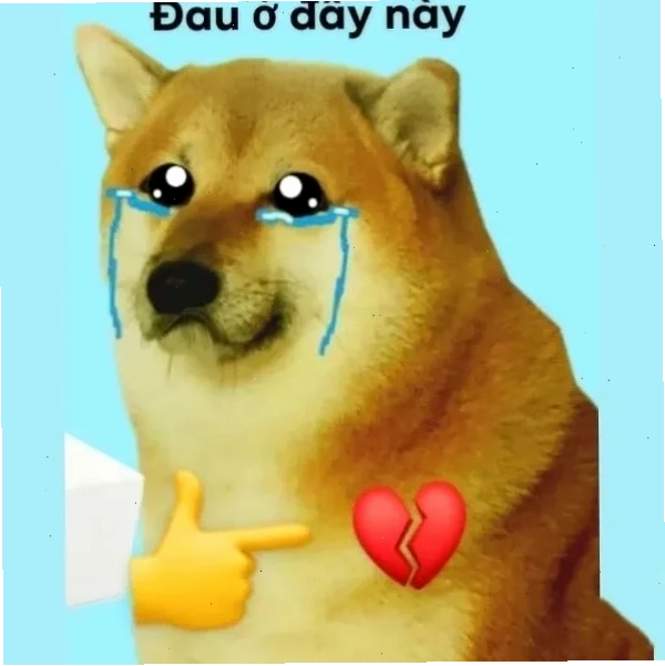 meme đau tim quá biểu cảm thất vọng