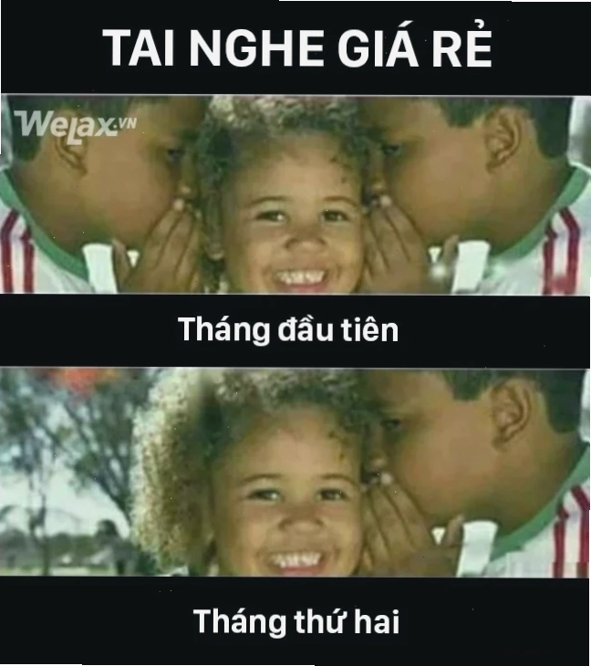 meme đeo tai nghe