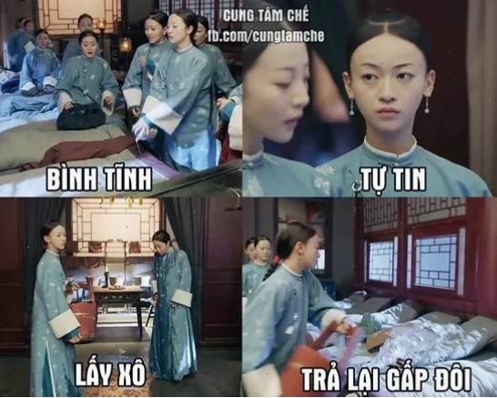 meme diên hi công lược vuốt tóc