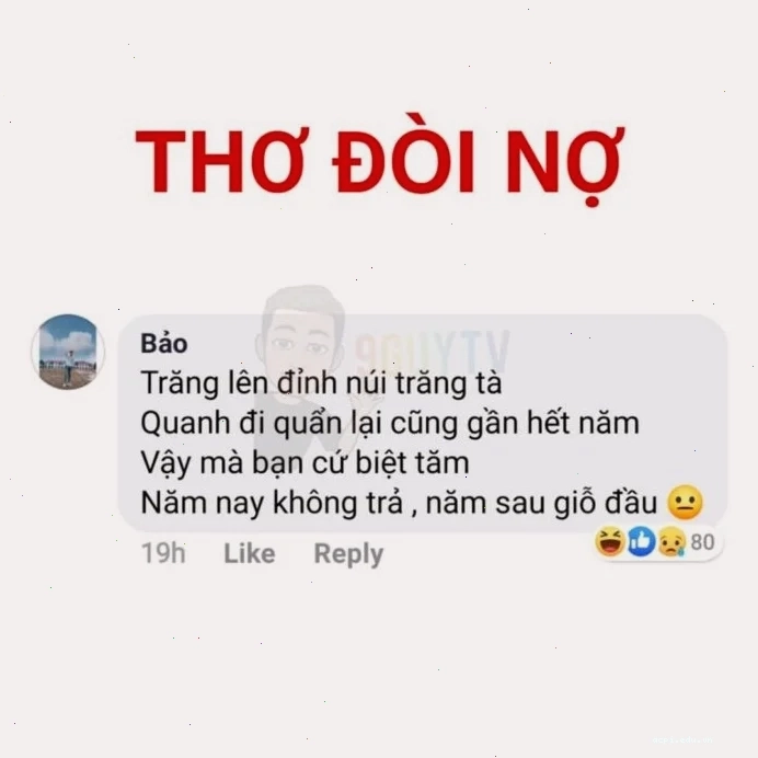 meme đòi nợ bạn thân