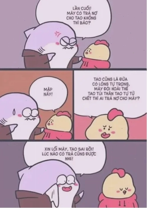 meme đòi nợ hài hước