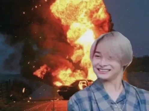 meme đốt nhà bối rối đáng yêu