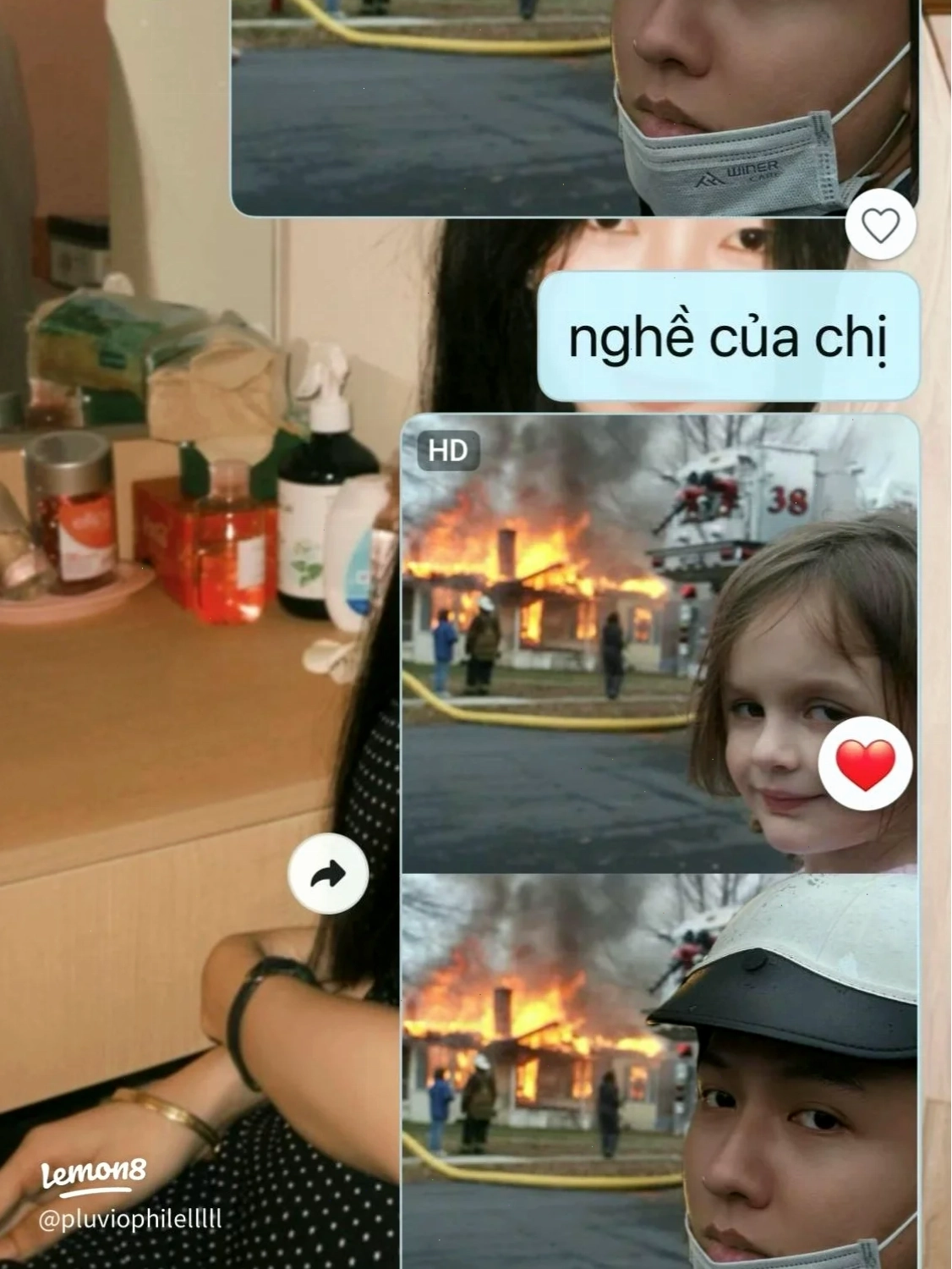 meme đốt nhà nổi loạn