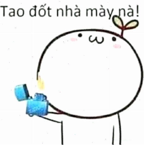 meme đốt nhà troll sâu cay