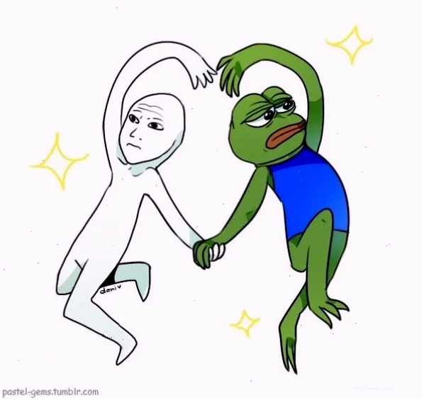 meme ếch pepe buồn