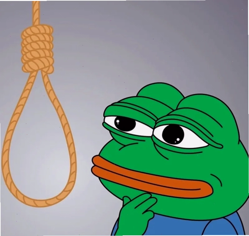 meme ếch pepe lắc đầu