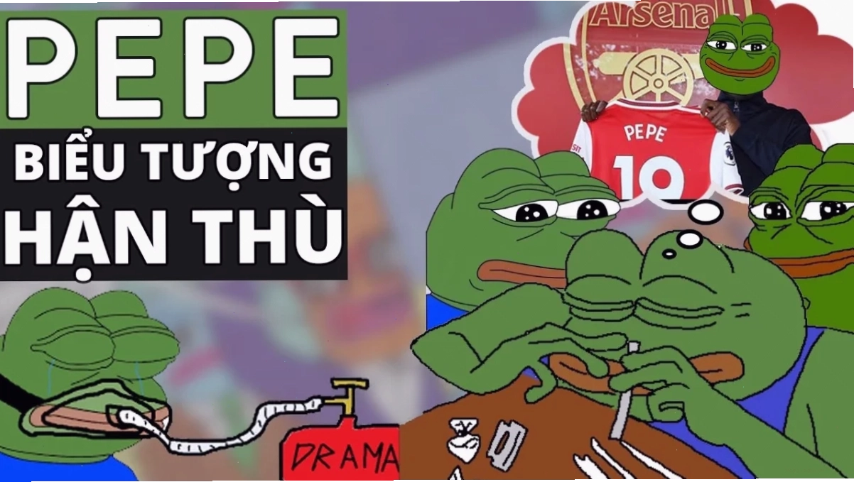 meme ếch pepe ngạc nhiên