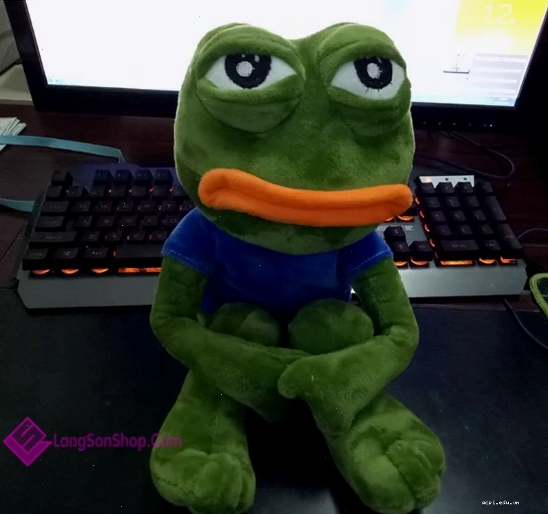 meme ếch pepe nghiêng đầu