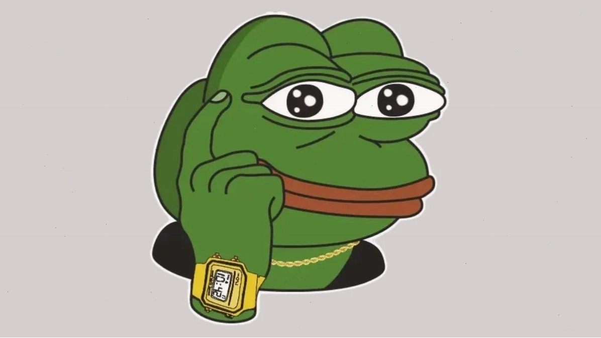 meme ếch xanh cười