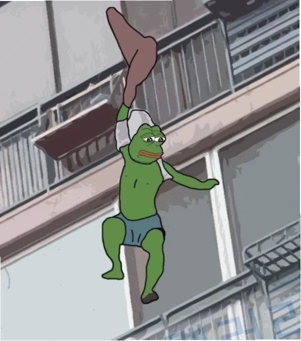 meme ếch xanh cười